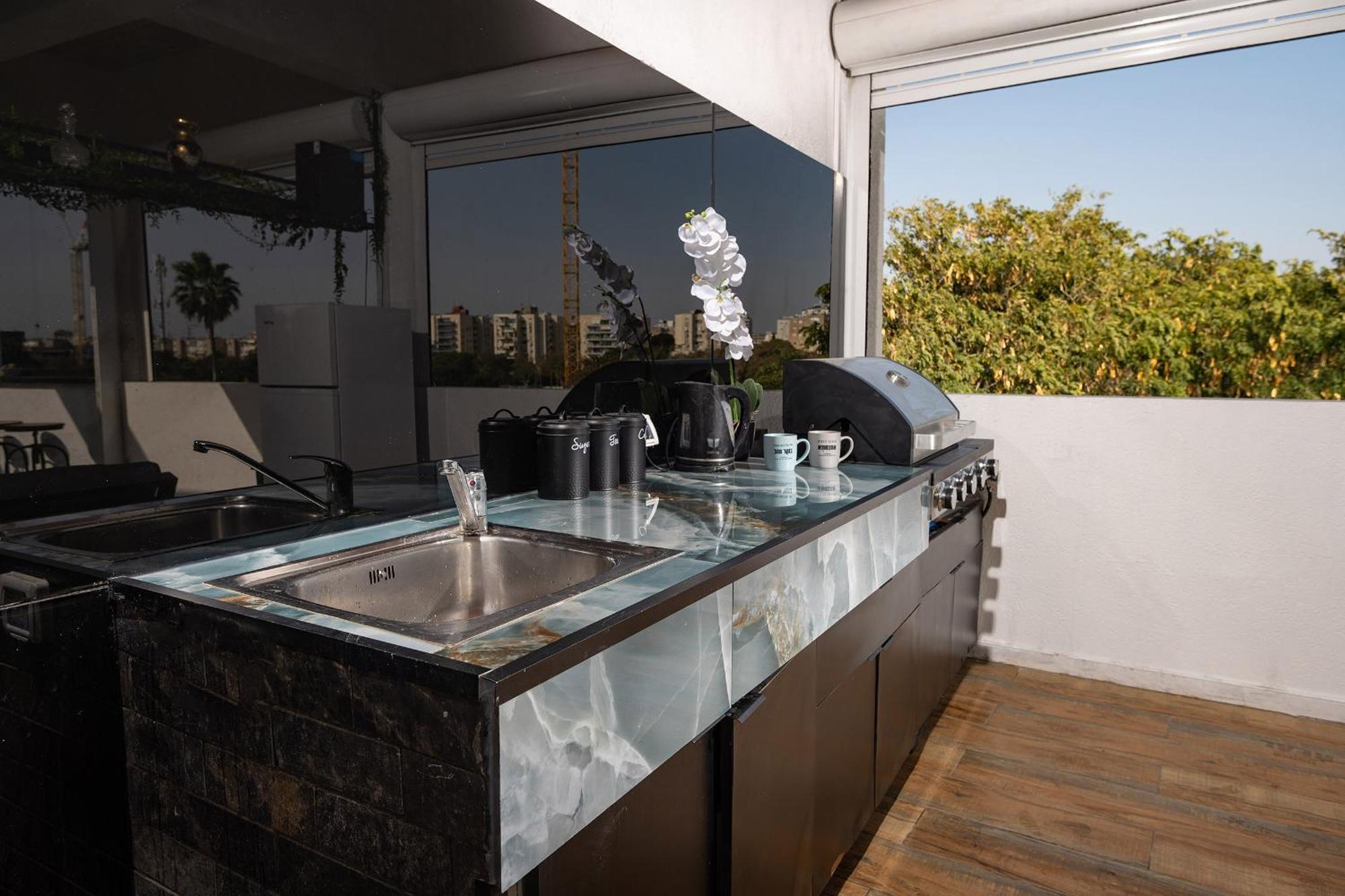 Apartamento Luxurious Penthouse In Tel Aviv With Pool Exterior foto