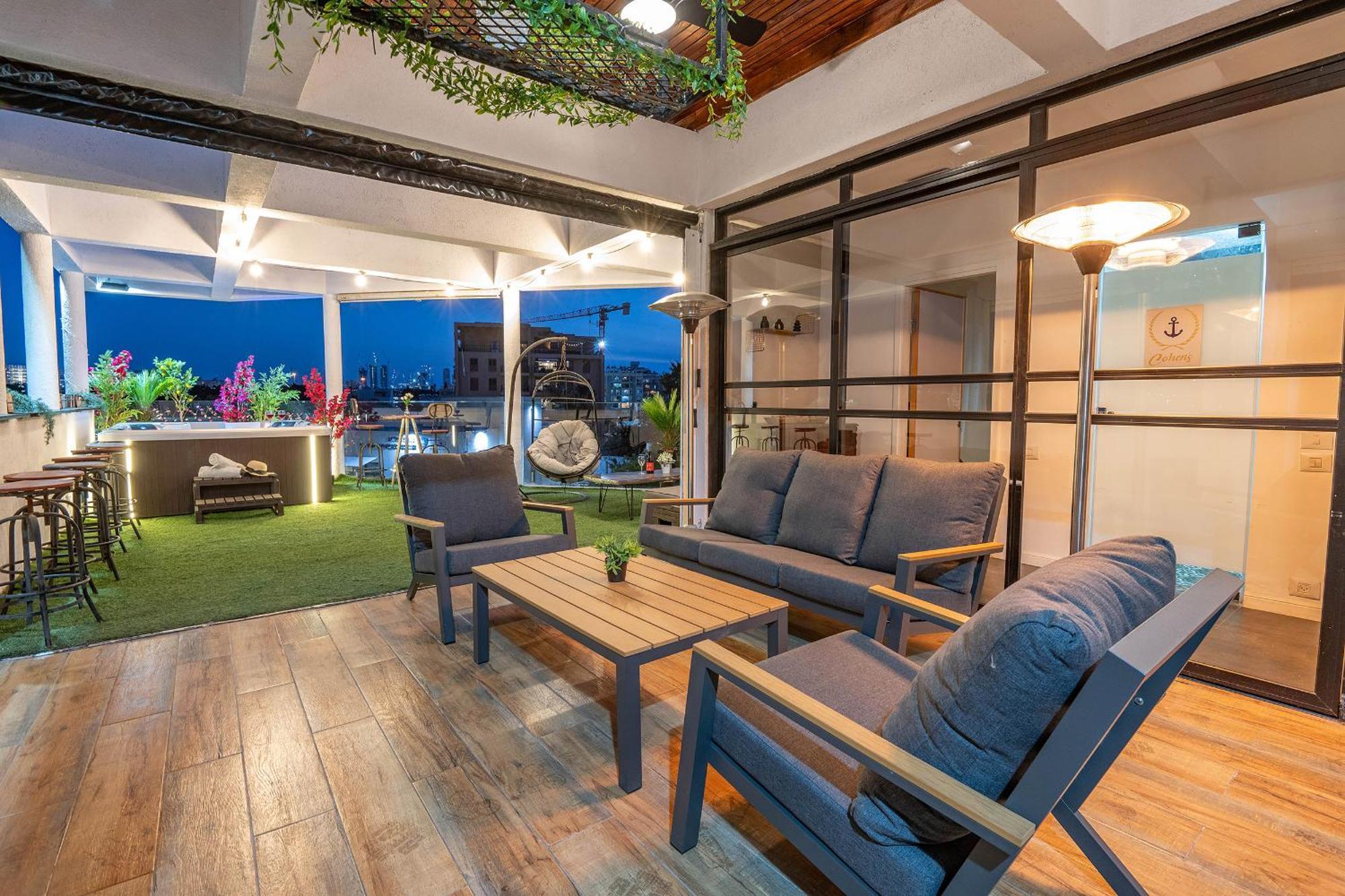 Apartamento Luxurious Penthouse In Tel Aviv With Pool Exterior foto