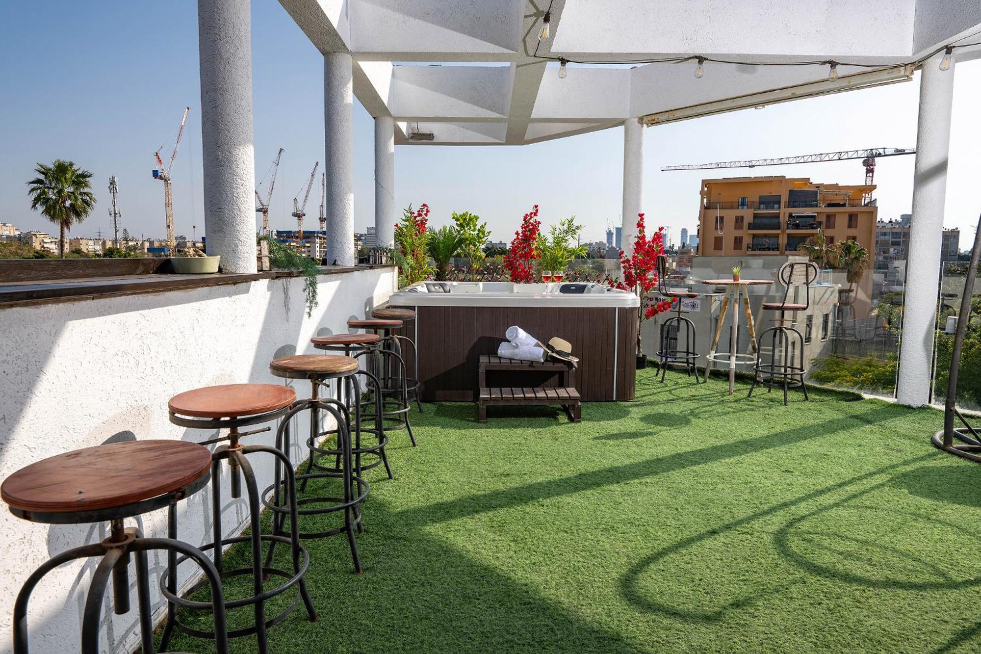 Apartamento Luxurious Penthouse In Tel Aviv With Pool Exterior foto